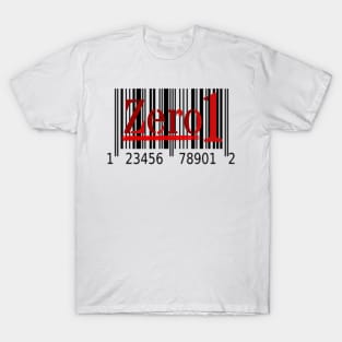 Zero1-1.28 Bar Code T-Shirt